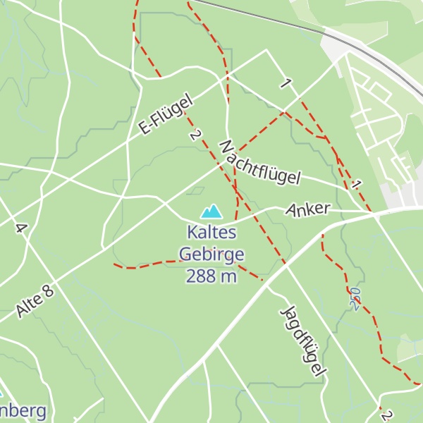 Map of Kaltes Gebirge