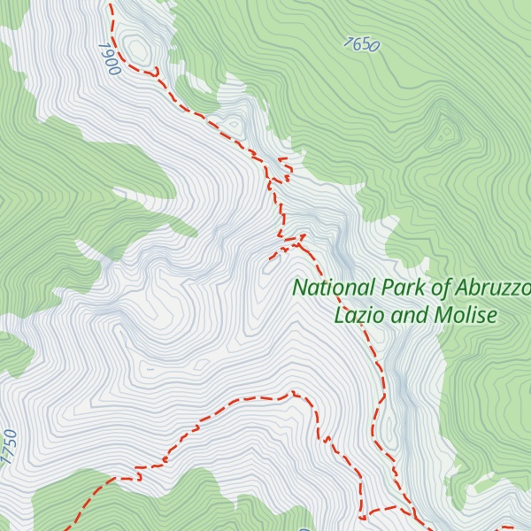 Map of Monte Bellaveduta