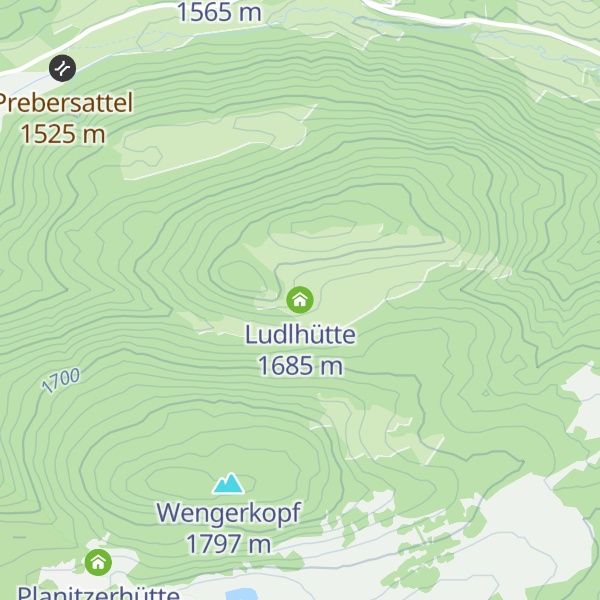 Map of Ludlhütte