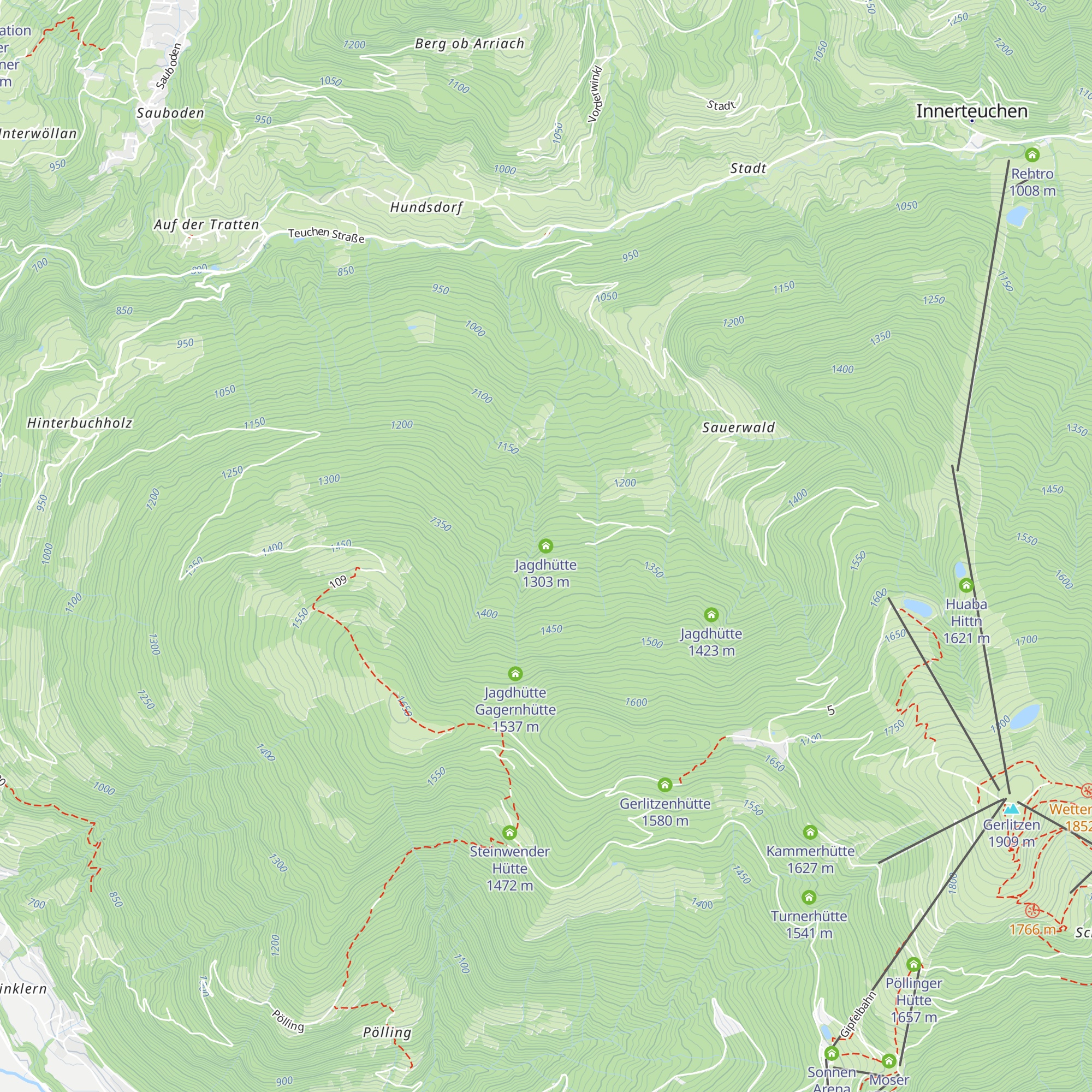 Jagdhütte map