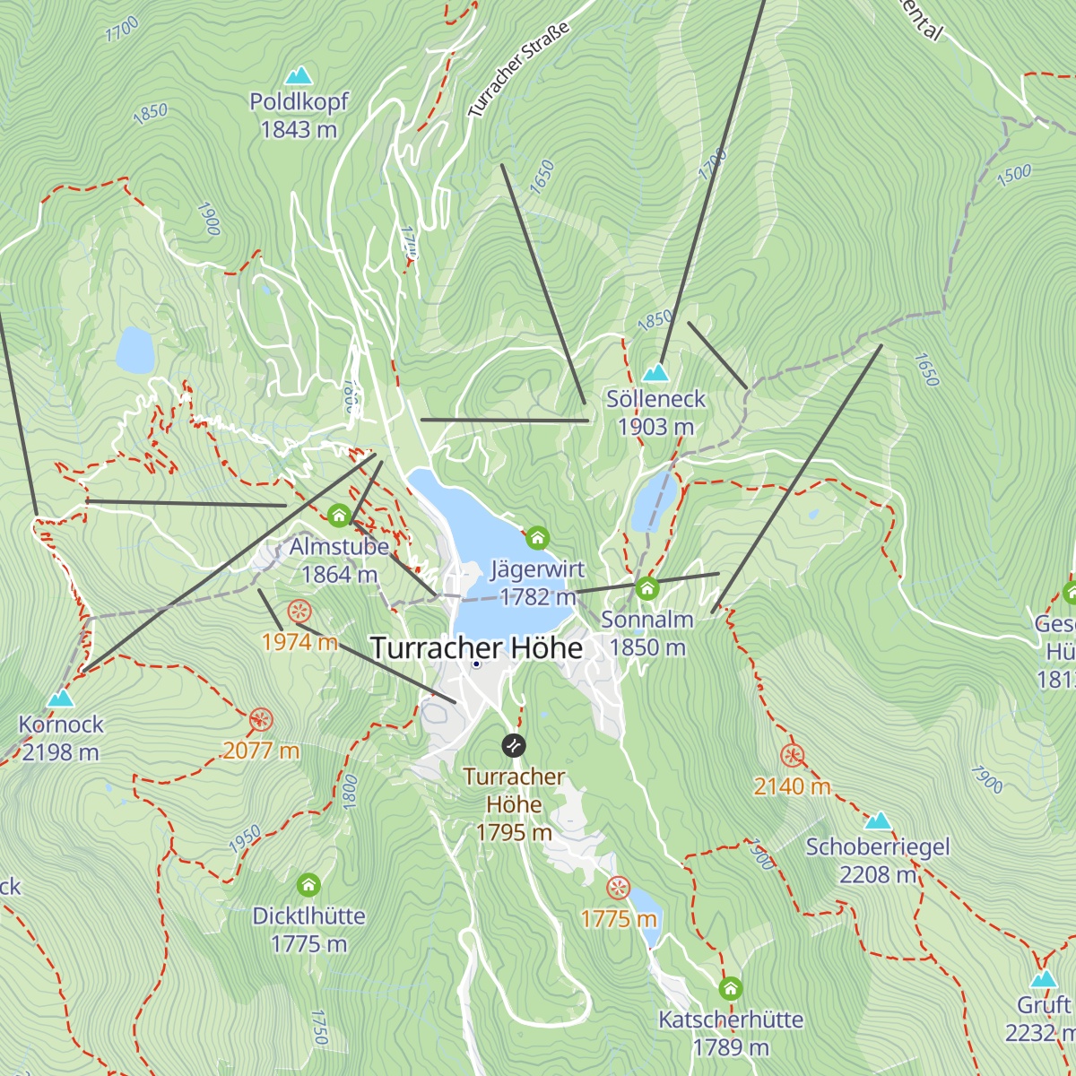 Jägerwirt map