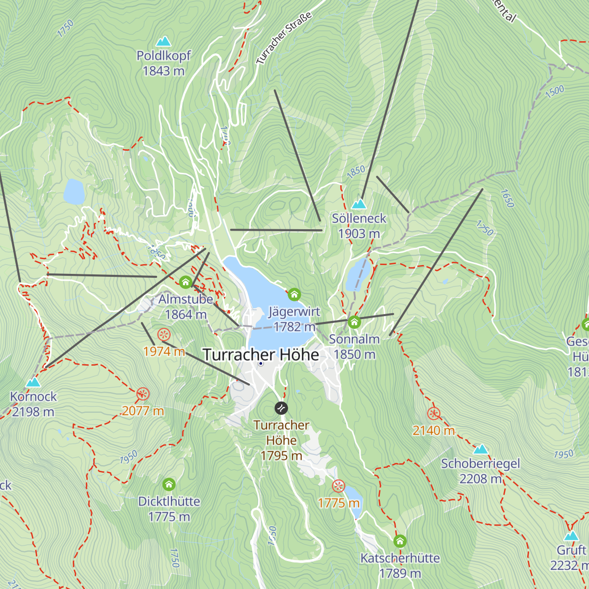 Jägerwirt map