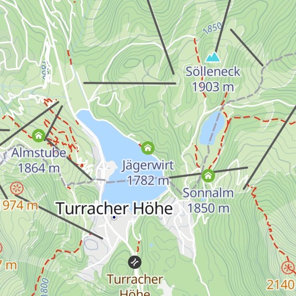 Map of Jägerwirt