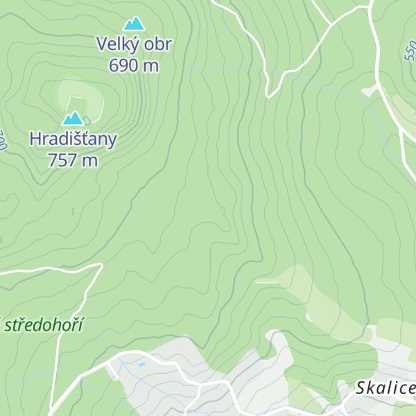 Map of Kotolský vrch
