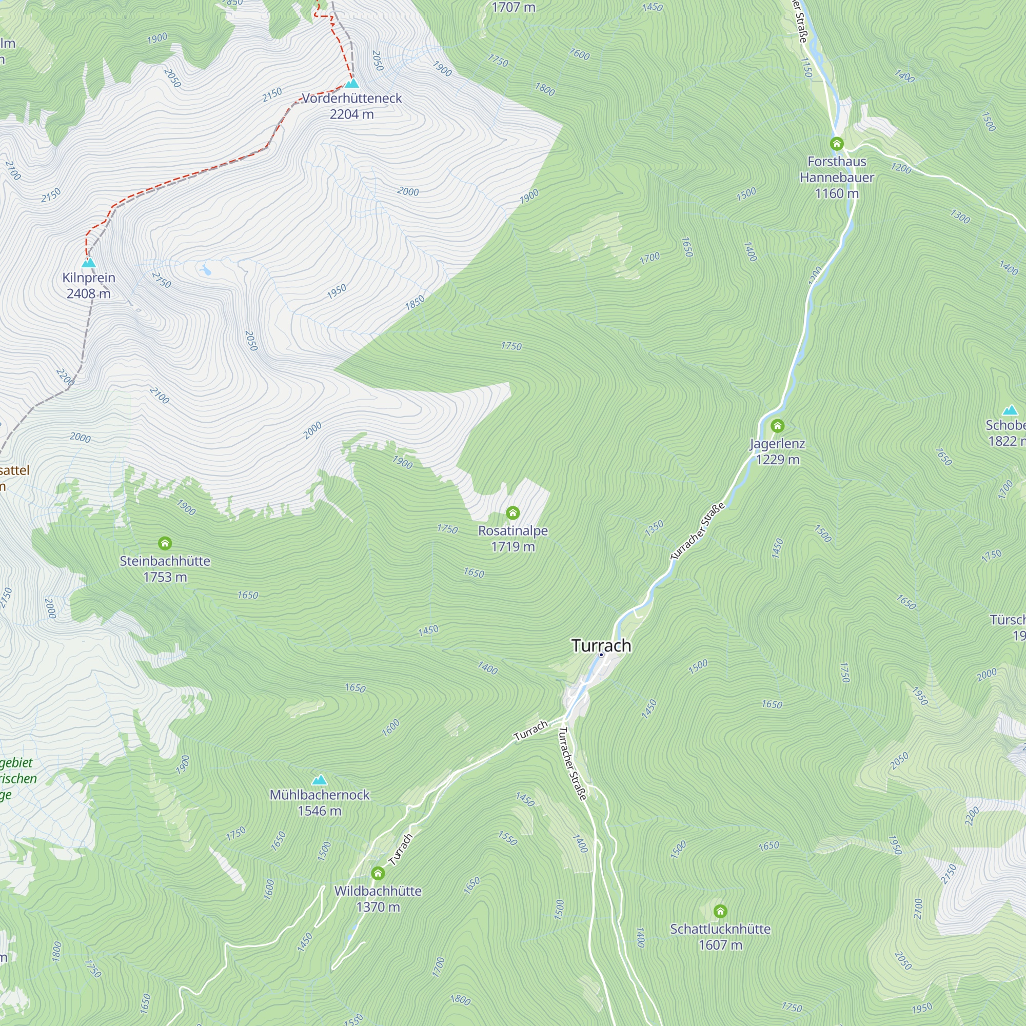 Rosatinalpe map