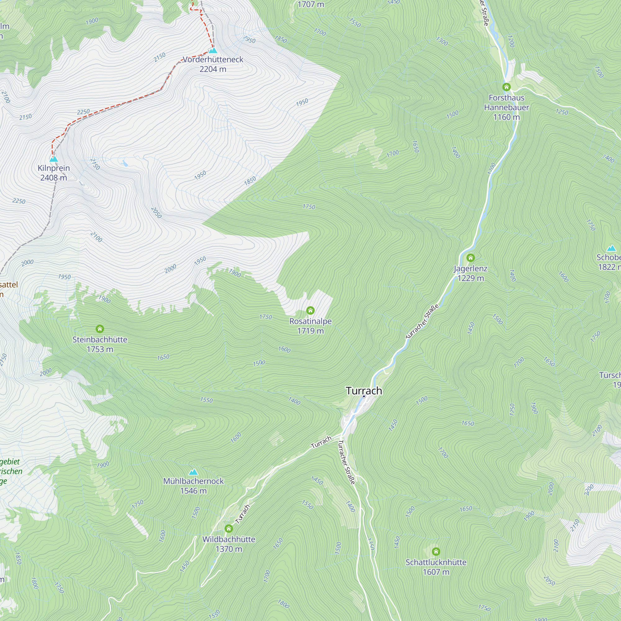 Rosatinalpe map