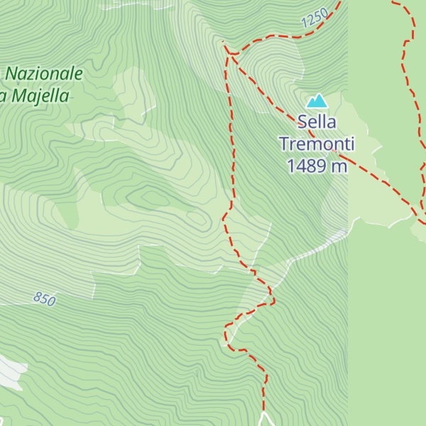 Map of Rifugio Monte Corvo