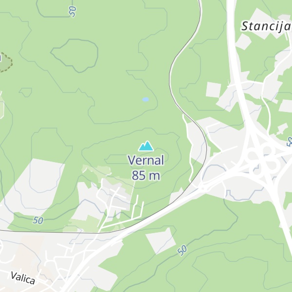 Map of Vernal