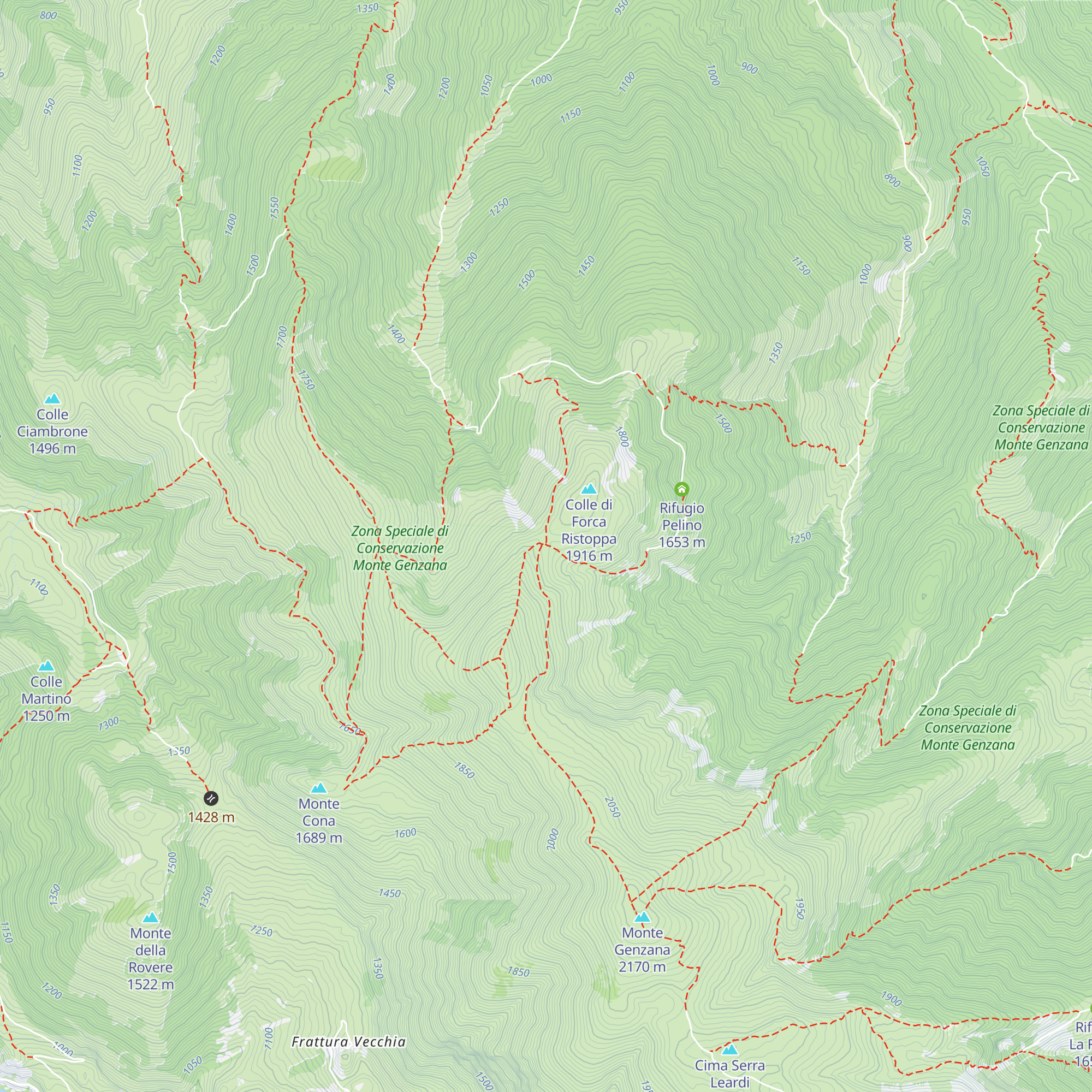 Rifugio Forca Ristoppa map