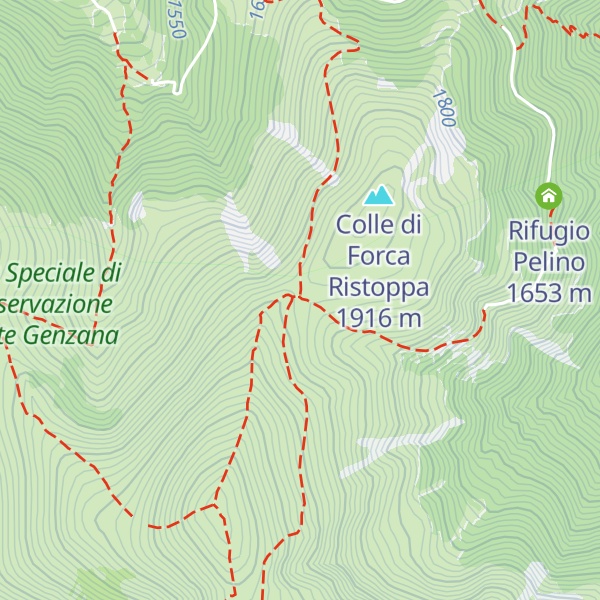 Map of Rifugio Forca Ristoppa