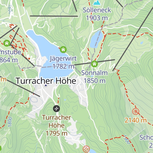 Map of Meizeit Hütte