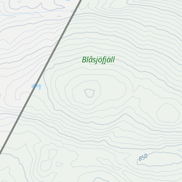 Map of Jormlifjället