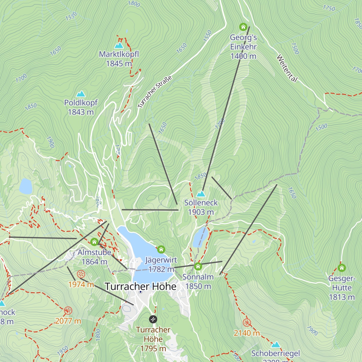 Hüttenplatz'l map