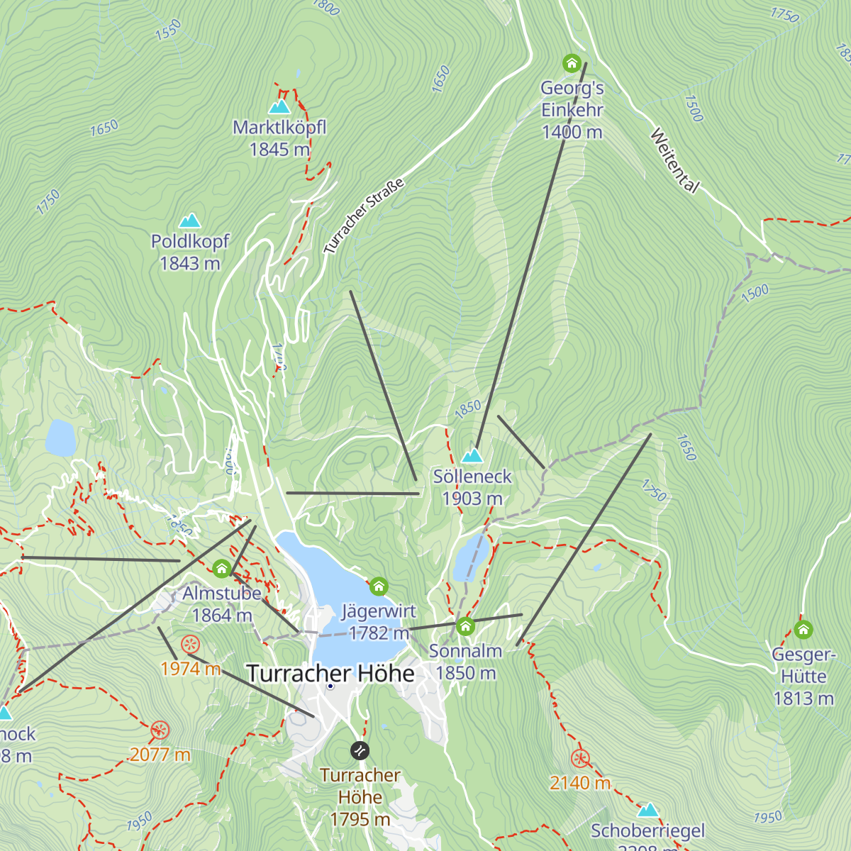 Hüttenplatz'l map