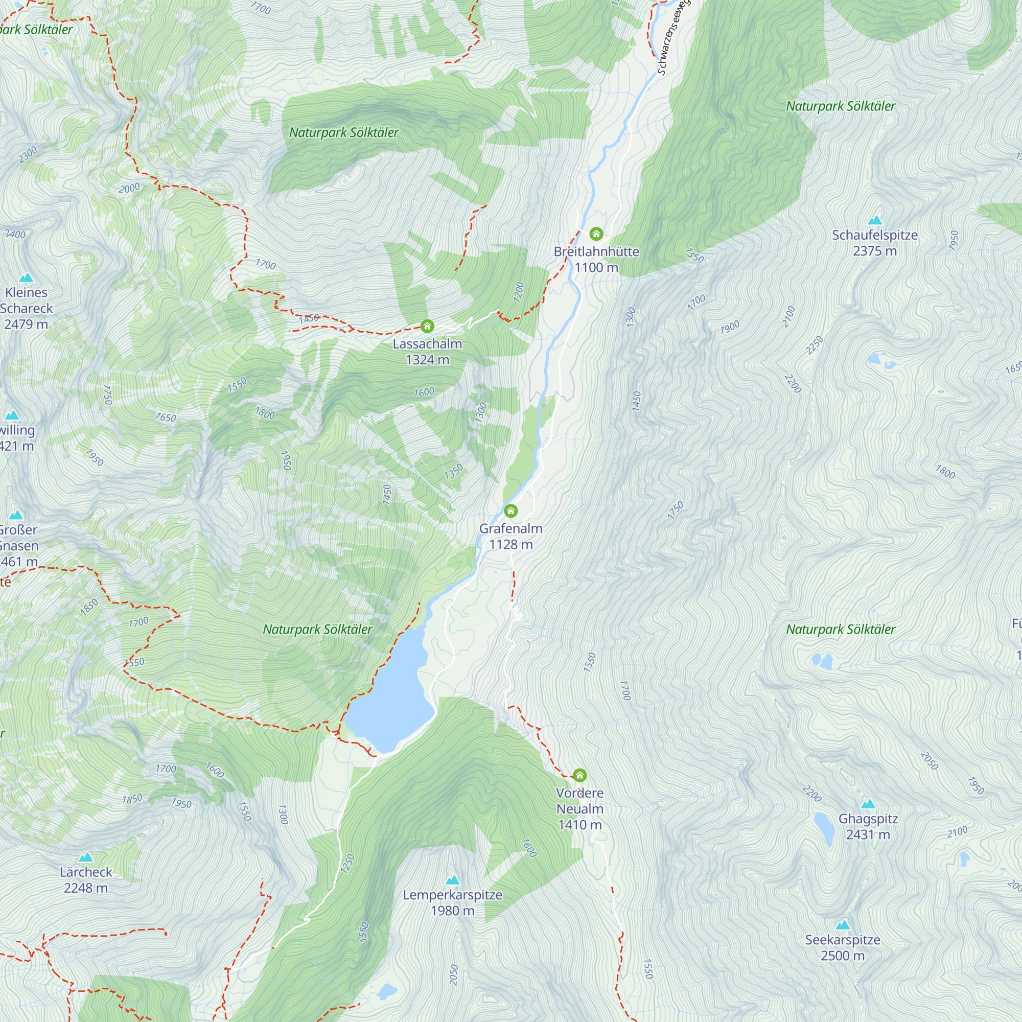 Grafenalm map