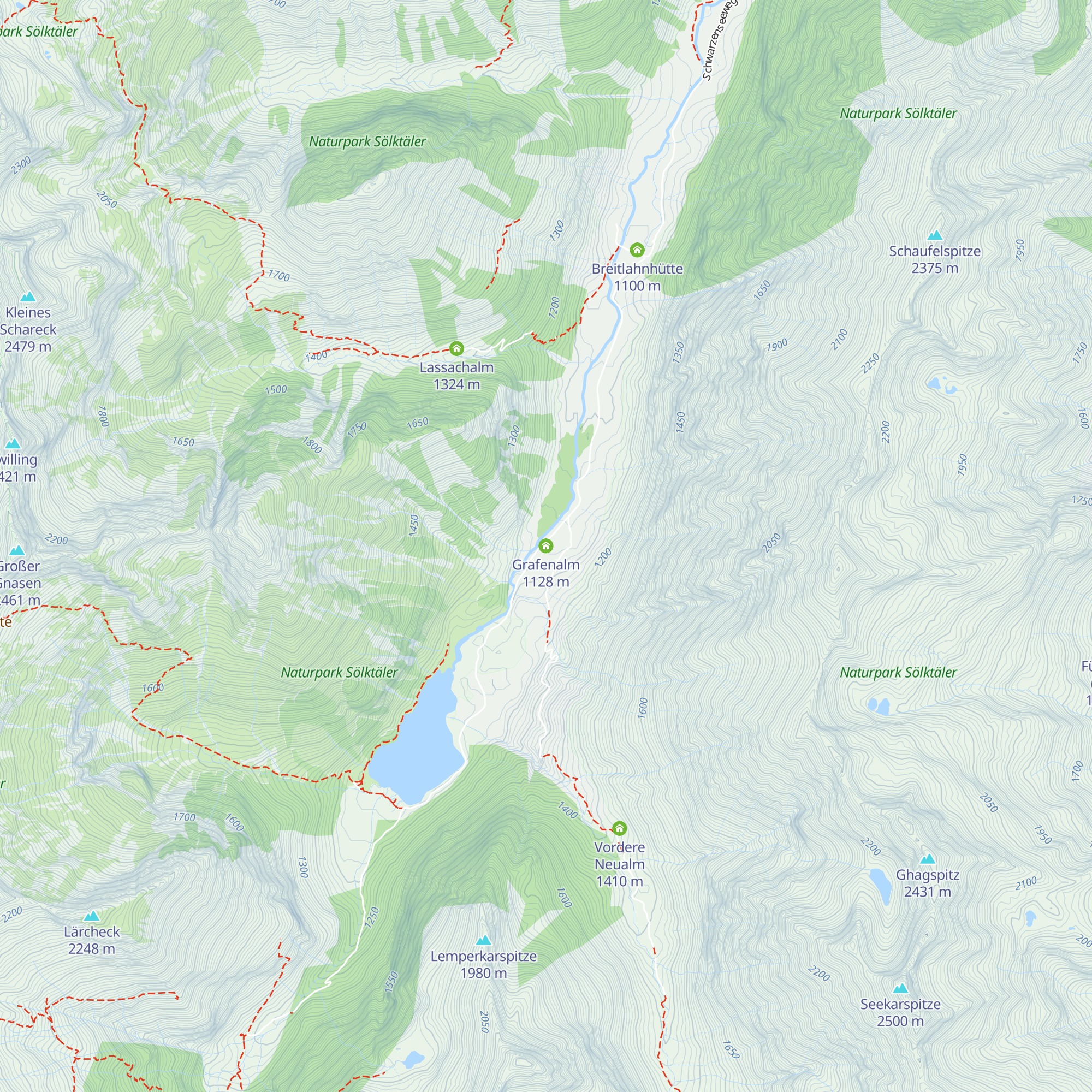 Grafenalm map