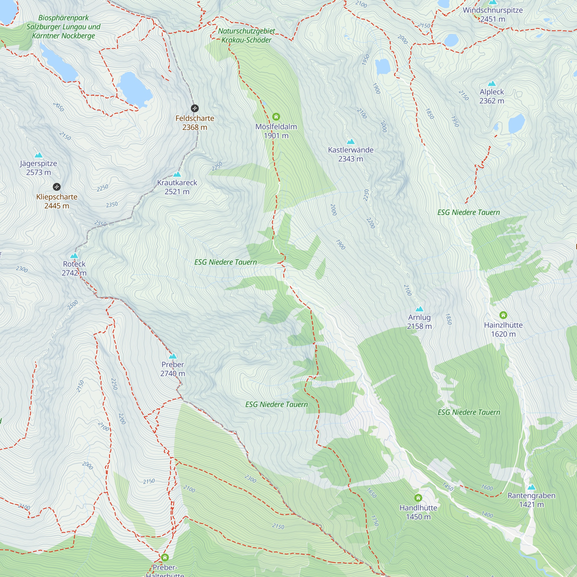 Moarhütte map