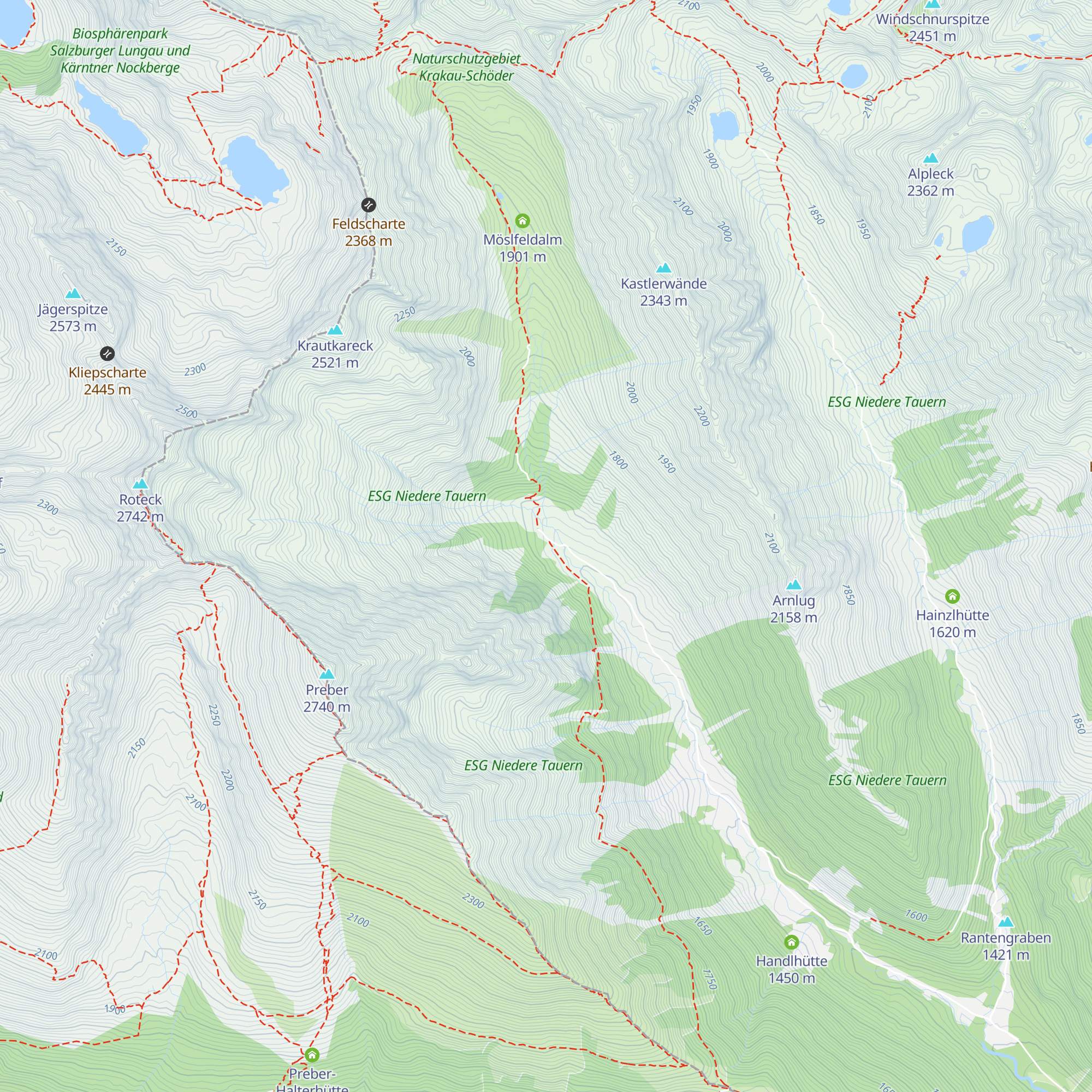 Moarhütte map