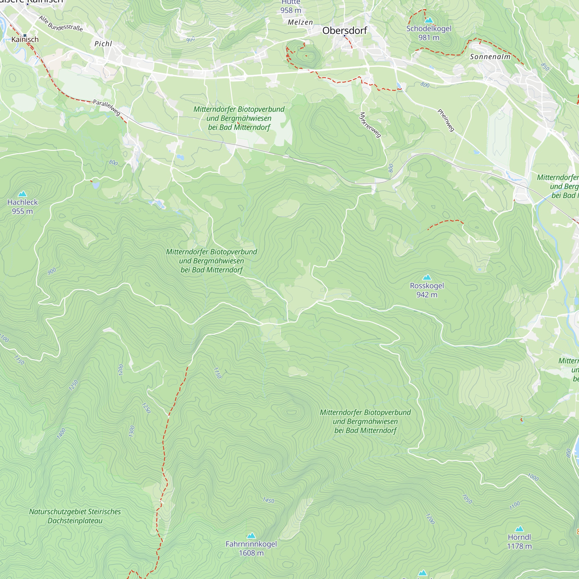 Steinitzenalm map
