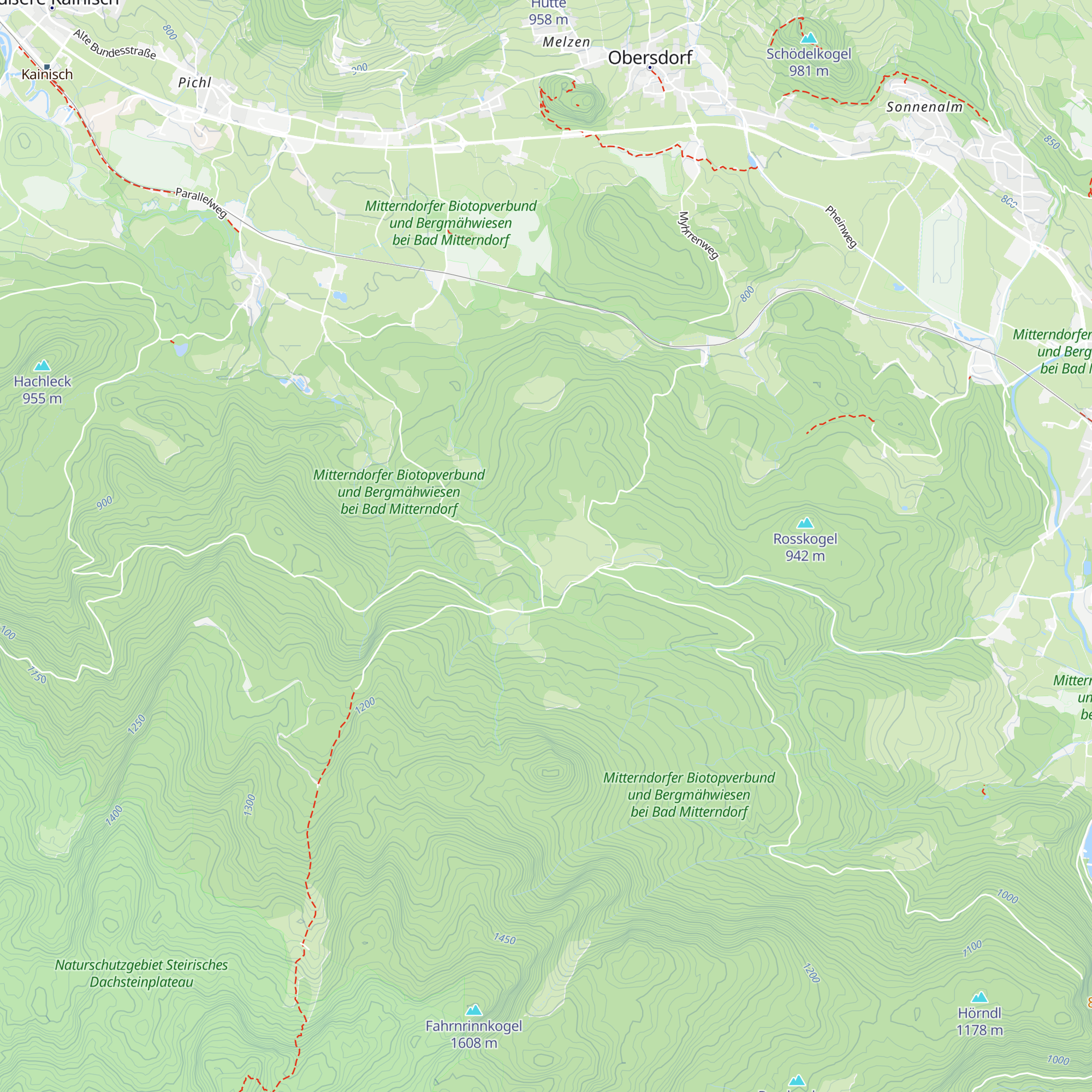 Steinitzenalm map
