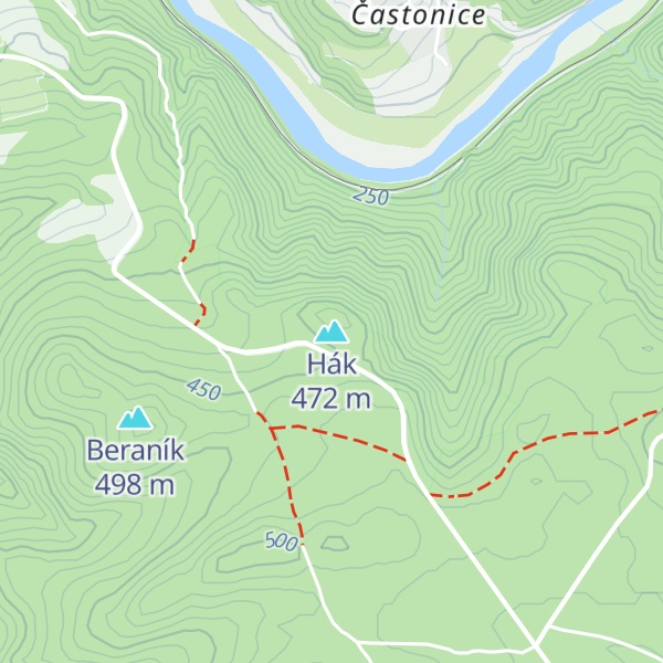 Map of Hák