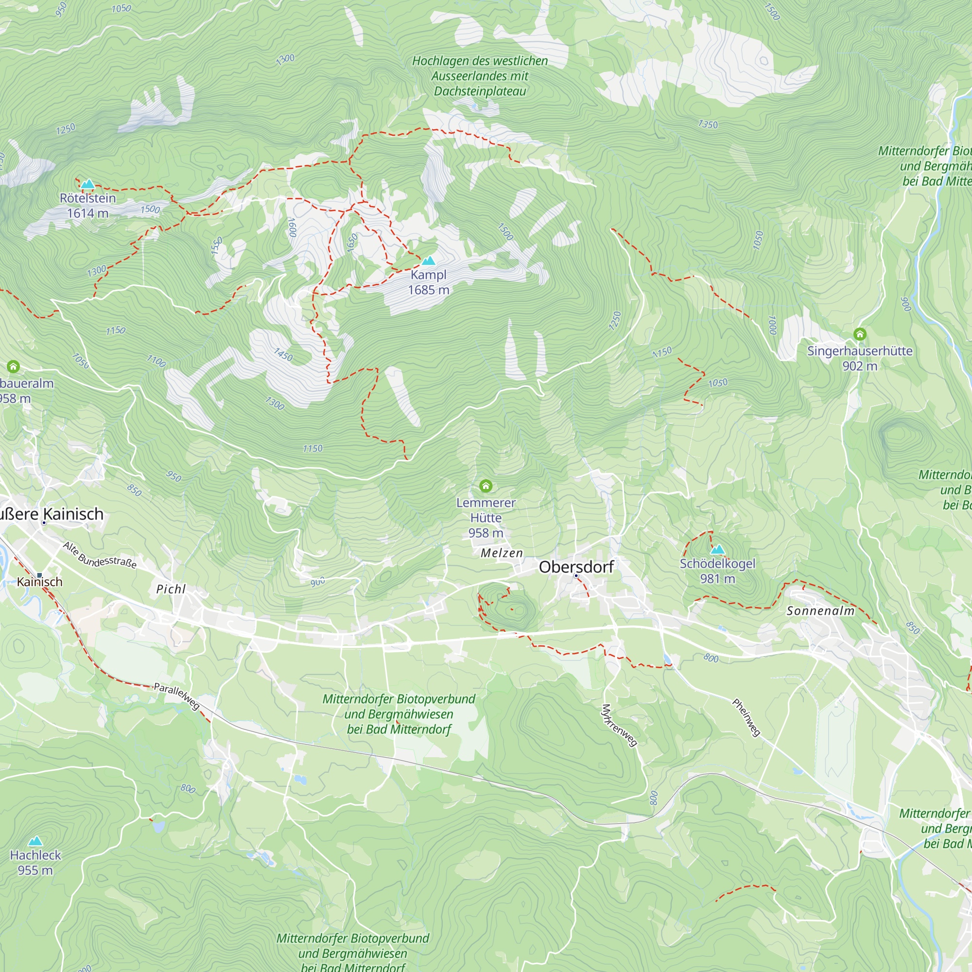 Lemmerer Hütte map