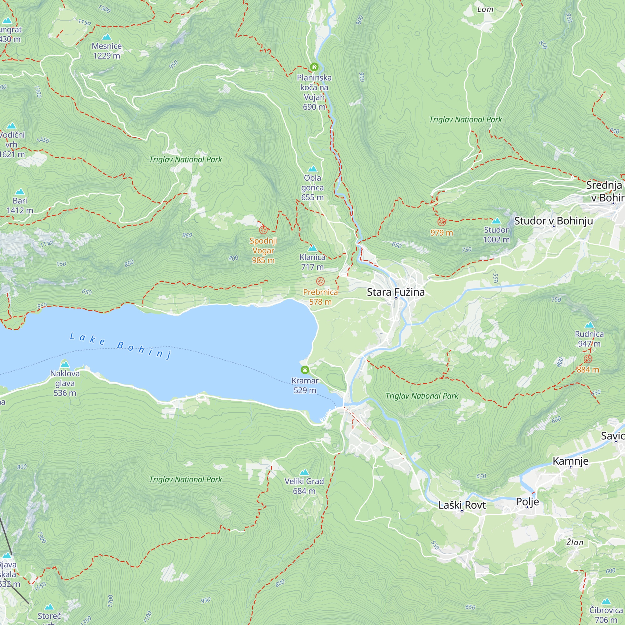 Napajalnik map