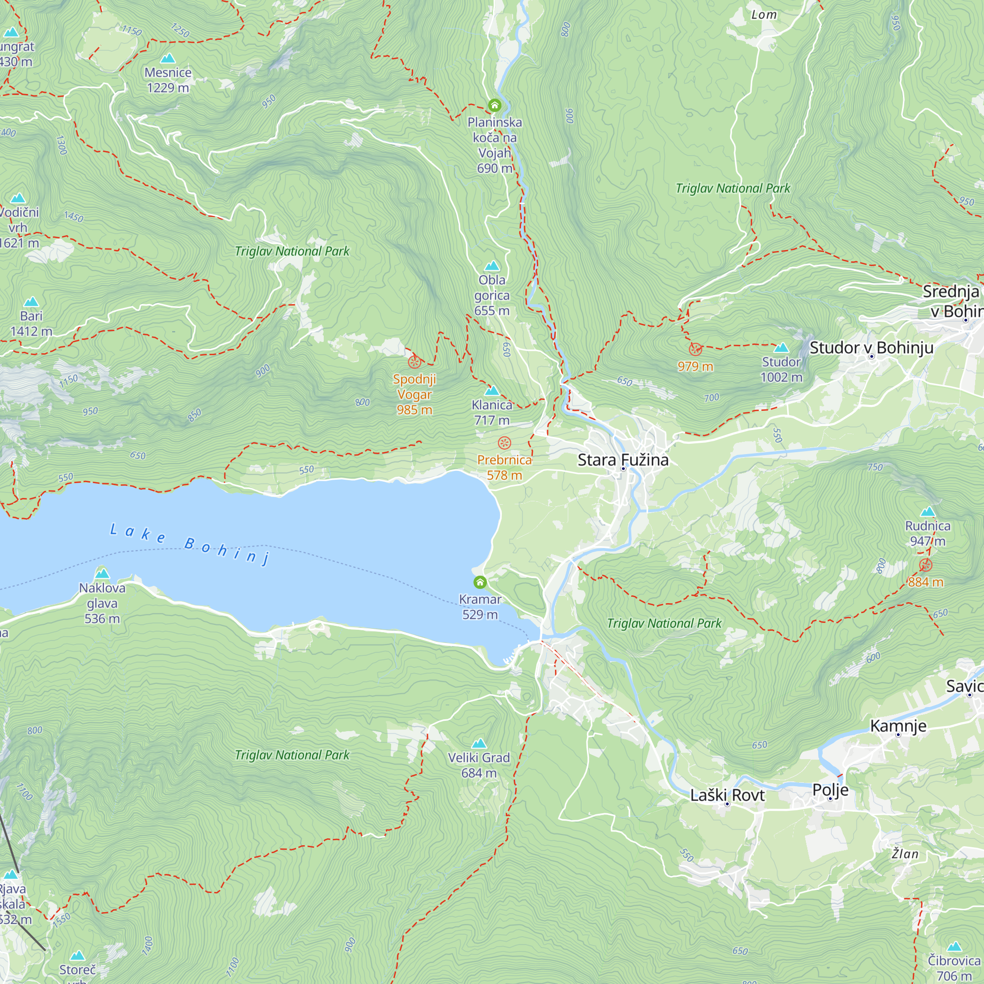 Napajalnik map