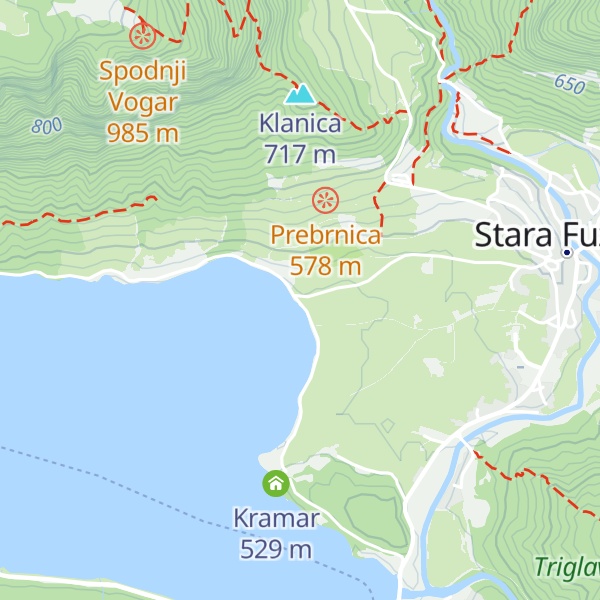 Map of Napajalnik