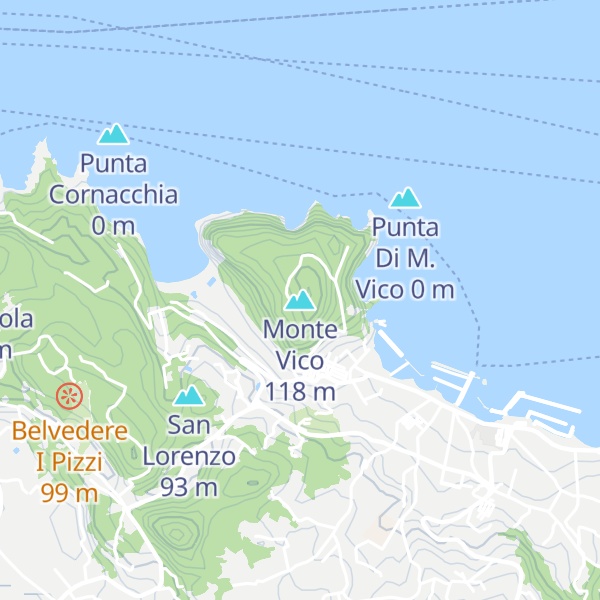 Map of Monte Vico