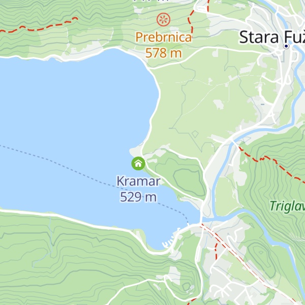 Map of paragliding meeting point