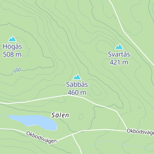 Map of Säbbås