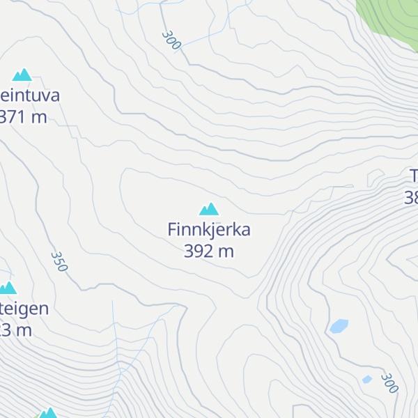 Map of Finnkjerka