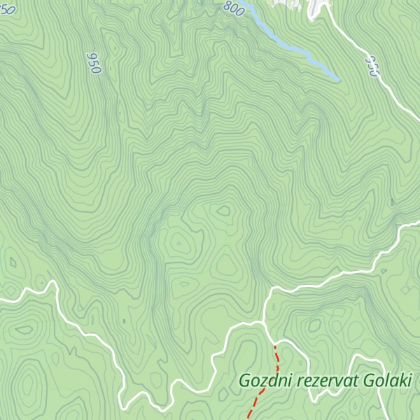 Map of Bukov vrh