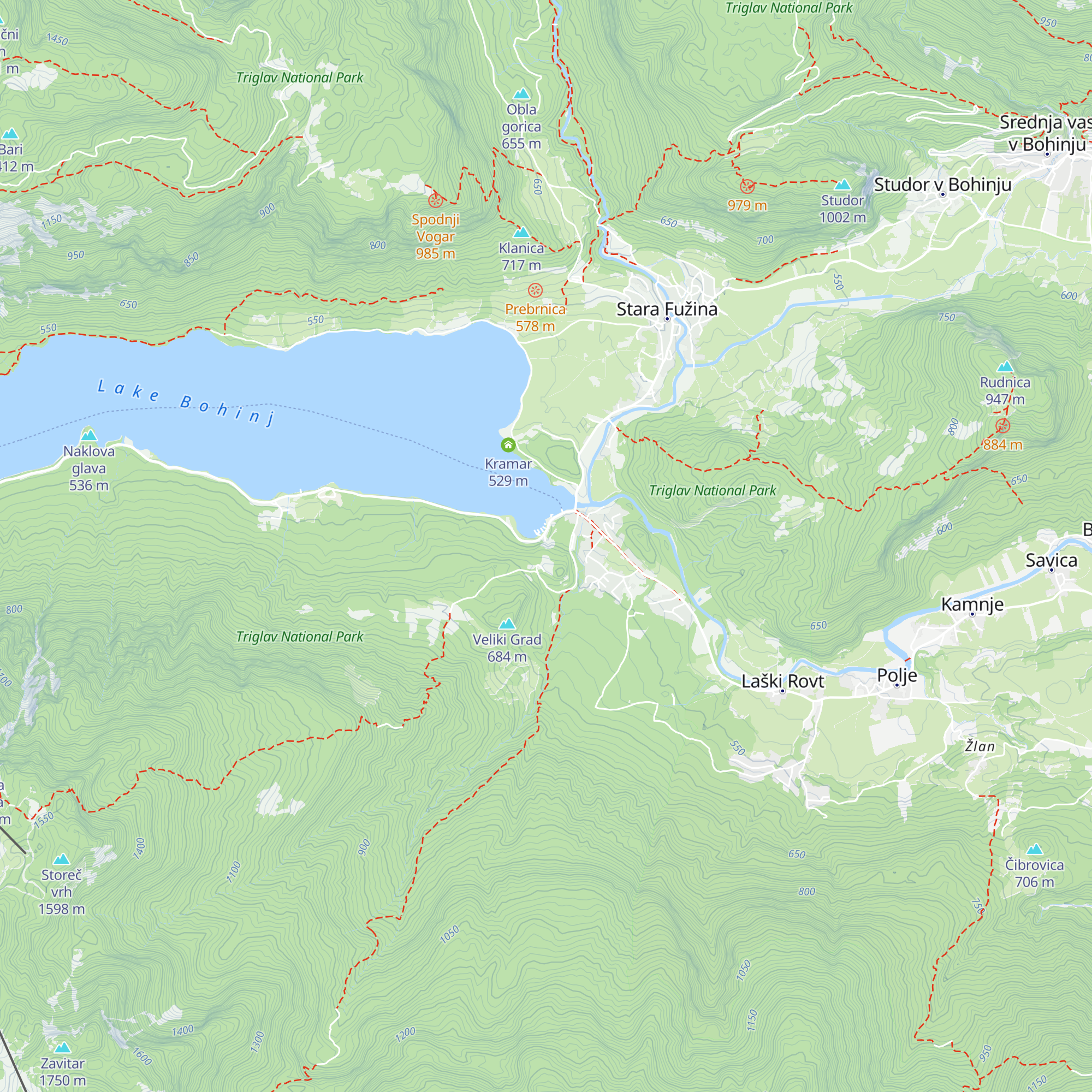 Pod Skalco map