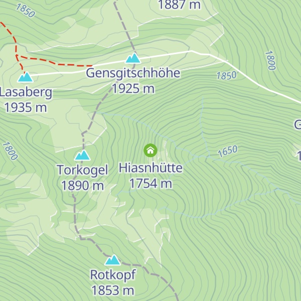 Map of Hiasnhütte