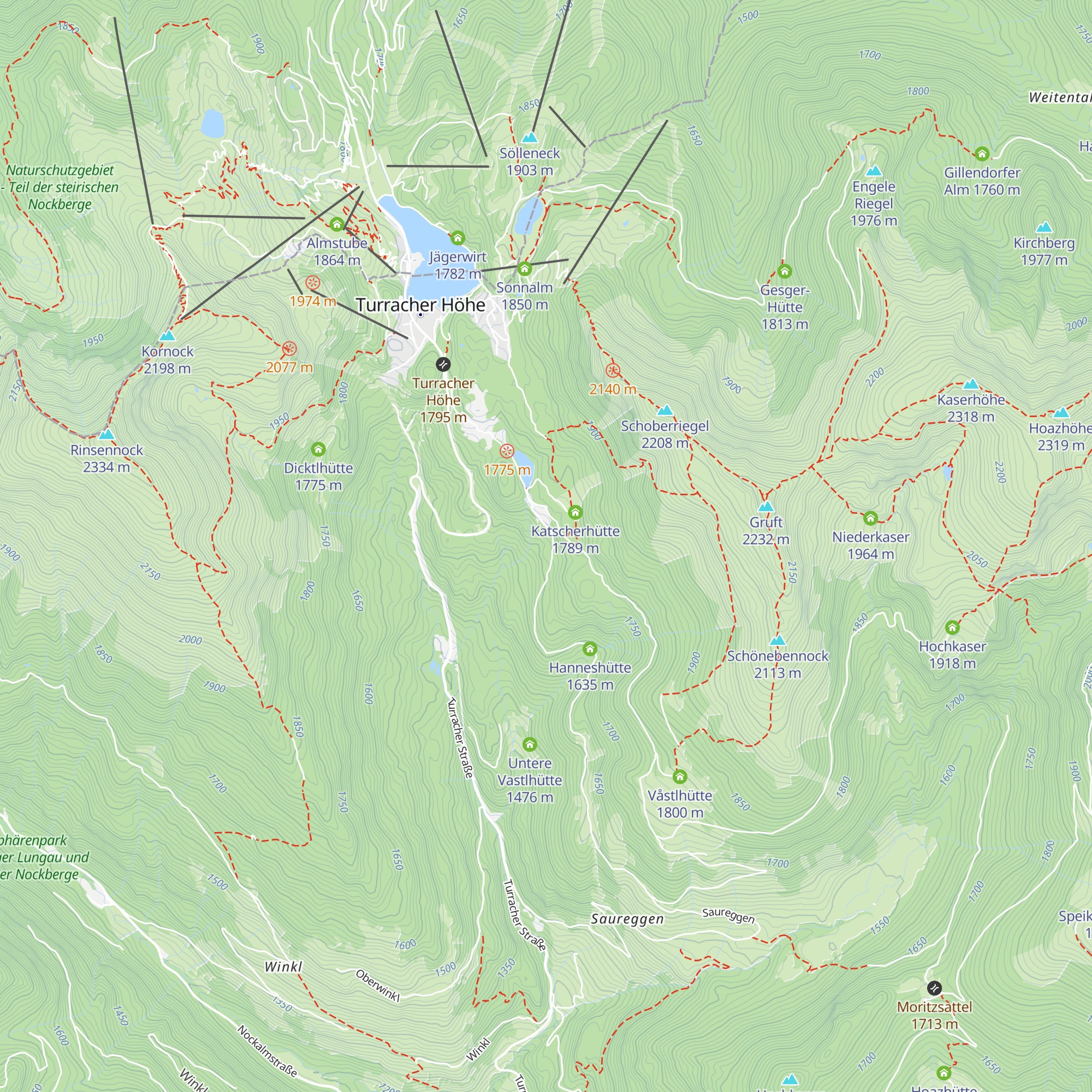 Schmiedhütte map