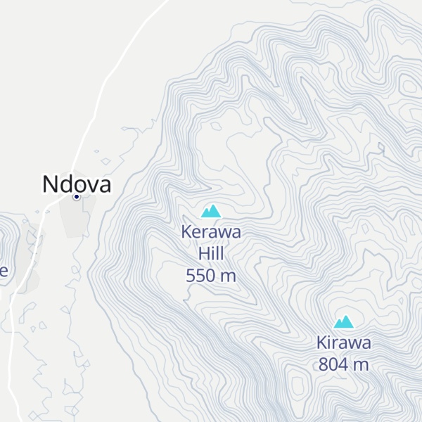 Map of Kerawa Hill