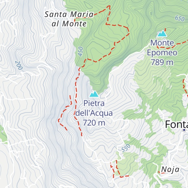 Map of Pietra dell'Acqua