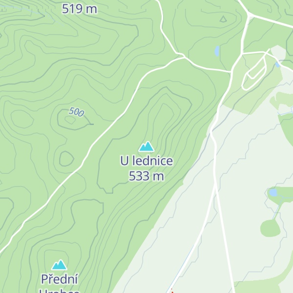Map of U lednice