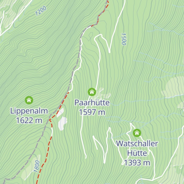 Map of Paarhütte