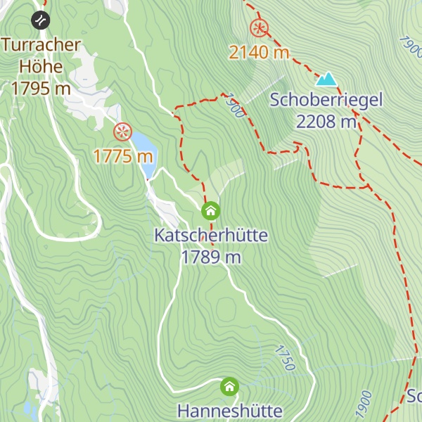 Map of Katscherhütte