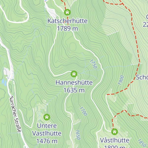 Map of Hanneshütte