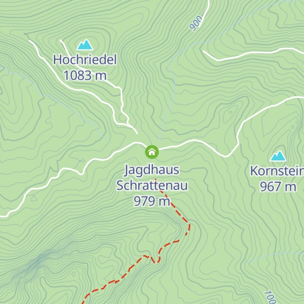 Map of Jagdhaus Schrattenau