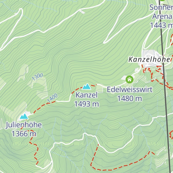 Map of Kanzel
