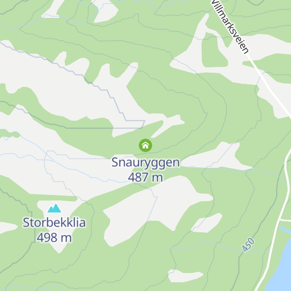 Map of Snauryggen