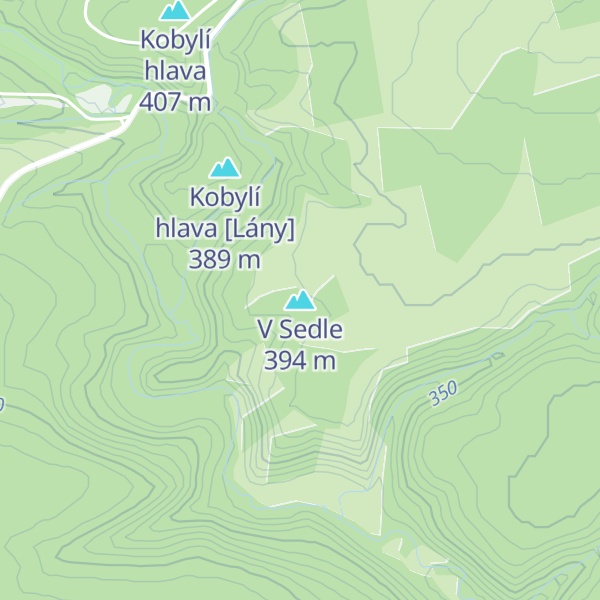Map of V Sedle