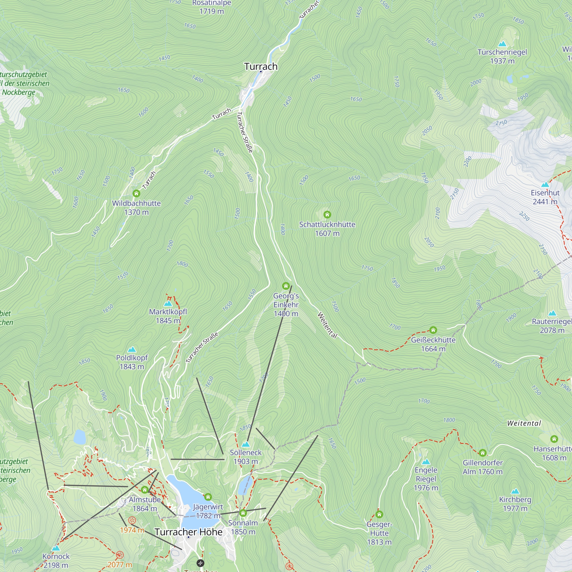Georg's Einkehr map