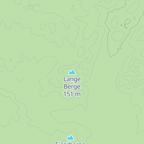 Map of Lange Berge
