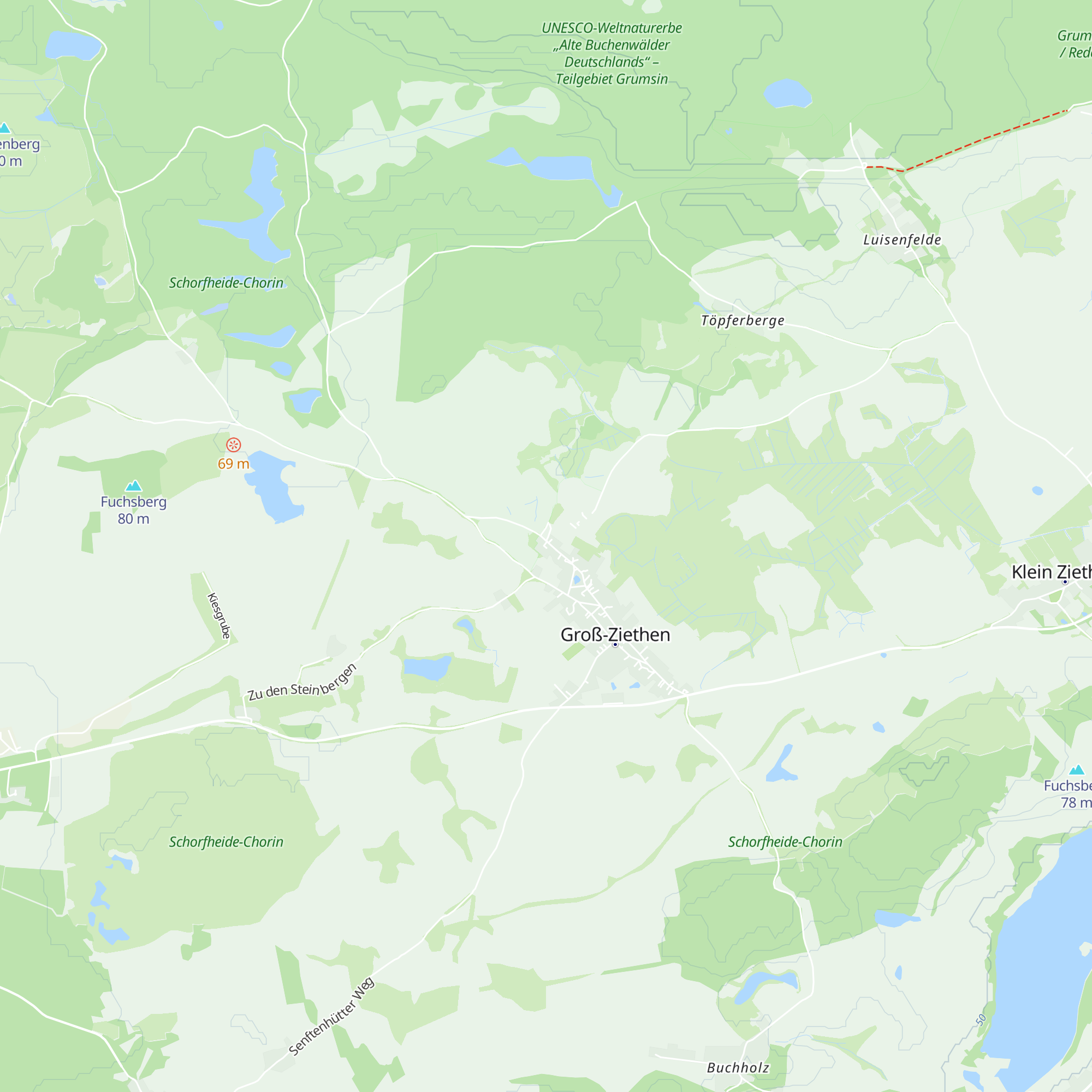 Besucher- und Informationszentrum Geopark map